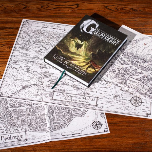 Pack Dragon Les âmes perdues de gjalpevaart livre de campagne et cartes + pdf